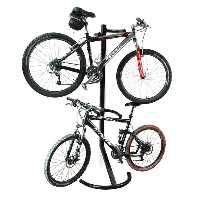 2 bike floor stand