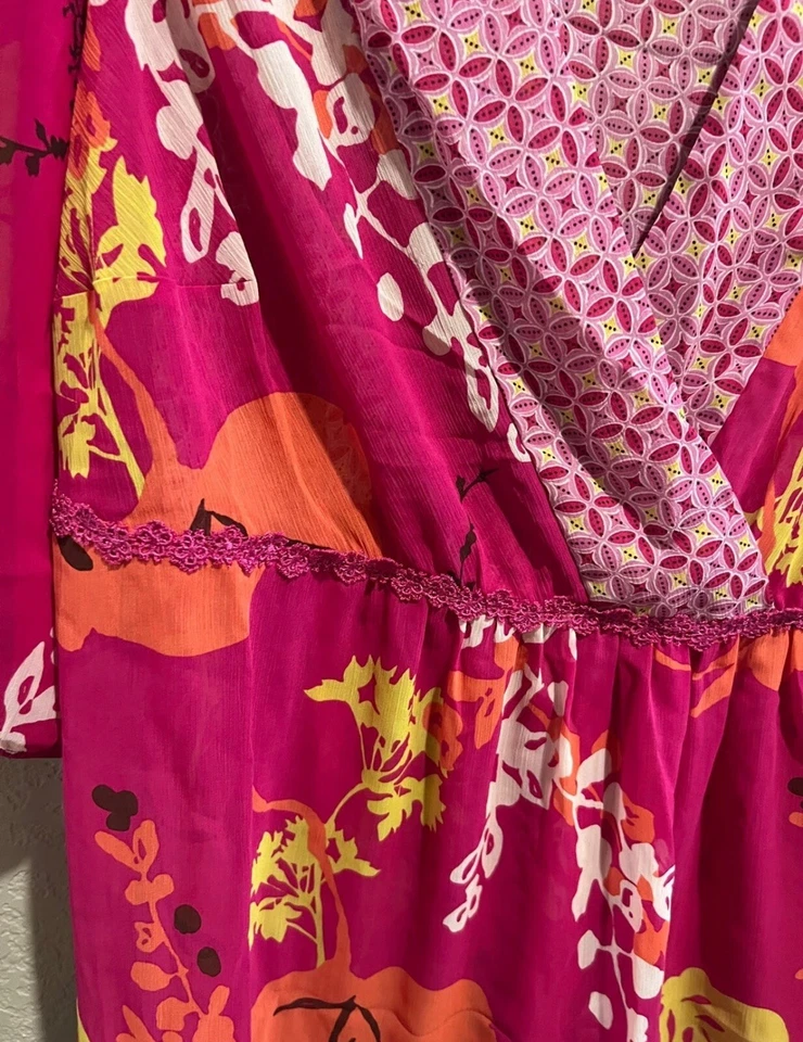 Blusa de encubrimiento de trajes de baño florales Lane Bryant para mujer 18-20 Foto 4 de 4