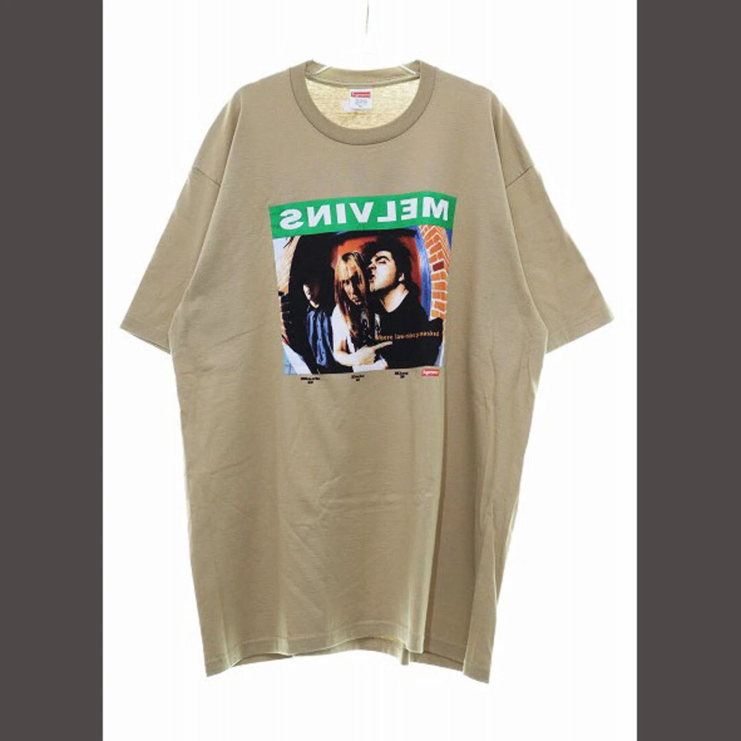 SUPREME 24SS MELVINS PICK TEE KAKI XL MELVIN SPRICK T SHIRT MANCHES COURTES Occasion