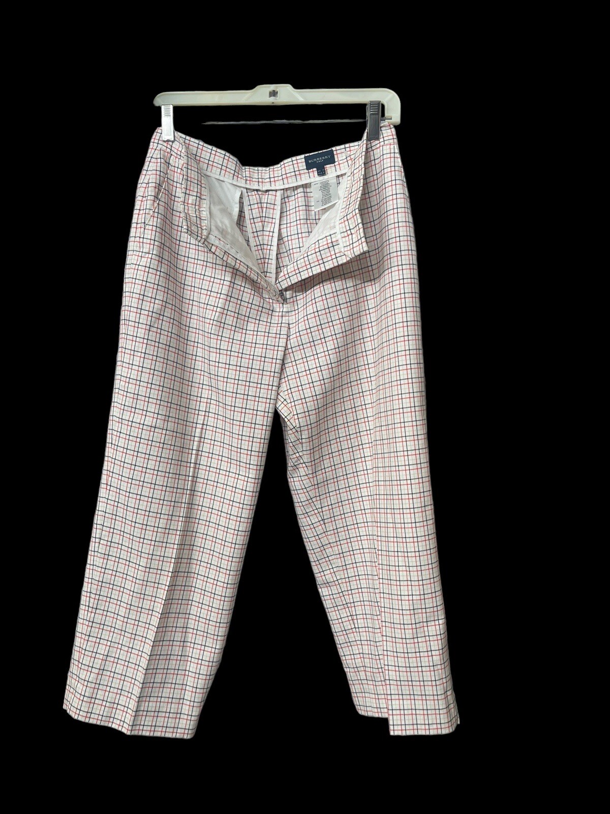 Burberry Pants  Golf Capri Color: ivory/Red/grey| Size: 8 thumbnail 8