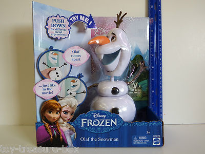 Disney FROZEN Olaf the Snowman Makes different Facial Expressions