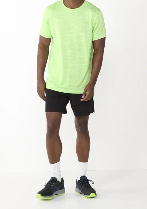 Pantalones Cortos Tek Gear Dry Tek 7" Neón Talla XXL Bolsillos Cordón Para Hombre Nuevos B2 Foto 4 de 4