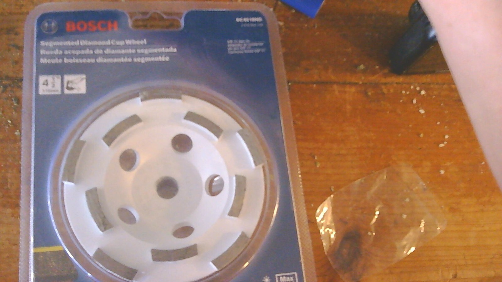 BOSCH 4 1/2" Segmented Diamond Cup Wheel DC4510HD