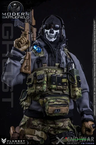 1/6 FLAGSET END WAR GHOST "X" Action Figure FS73033 - Picture 4 of 11