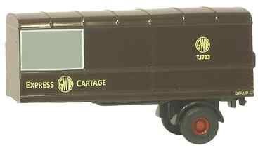 Juego de remolque de dos piezas 76MH011T Oxford diecast escala 1:76 calibre OO GWR - Imagen 1 de 1