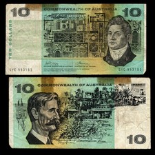 1972 $10 Phillips/Wheeler CoA General Prefix R304 Good | Phoenyx Curios