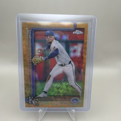 BOBBY WITT JR. 2025 TOPPS CHROME LOGOFRACTOR GOLD REFRACTOR /50 PSA 10 Q2754