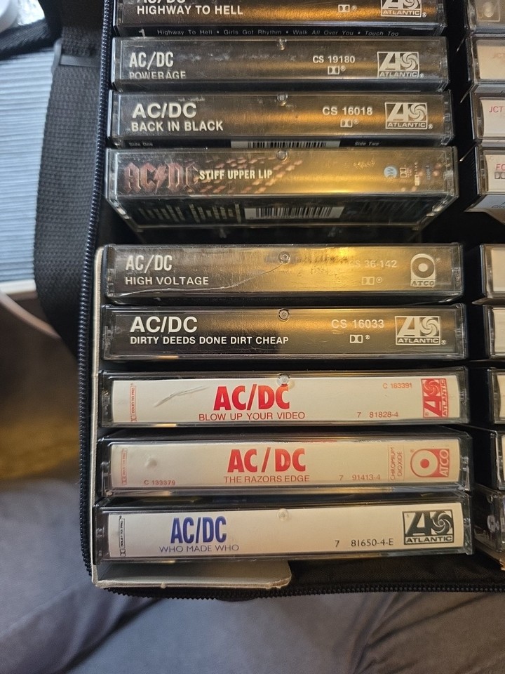 Huge Judas Priest Ac/dc Cassette Lot 30 Personal Collection Comes With ...