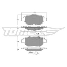 Satz Bremsbeläge 26240749 Bremsklötze vorne für Fiat Stilo 192