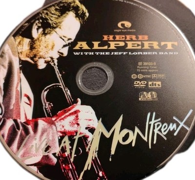 HERB ALPERT WITH JEFF LORBER FUSION LIVE AT MONTREUX 1996 DVD Disc Only