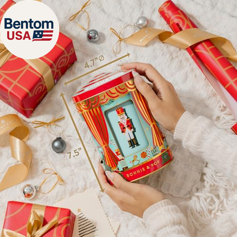 Christmas Gift Basket- Gourmet Food Gifts - Plays Music - Holiday Chocolate and