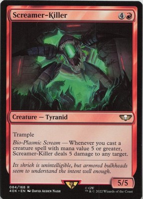 Screamer-Killer R Universes Beyond: Warhammer 40,000 84 LP-NM