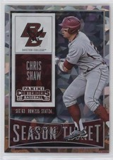 2015 Panini Contenders Season Ticket Cracked Ice /23 Chris Shaw #26 10k8
