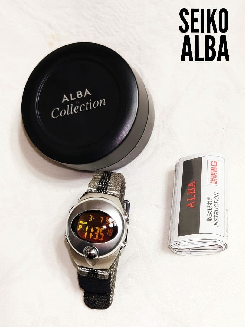SEIKO ALBA W650-4060 90s Y2K スプーンウォッチ 時計 Seiko Alba W650-4060 Digital Spoon Watch 90s Y2K Rare Vintage used