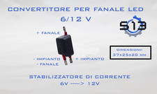 CONVERTITORE 6V - 12V PER FARO LED PIAGGIO VESPA CICLOMOTORE - FANALE LED AC/DC