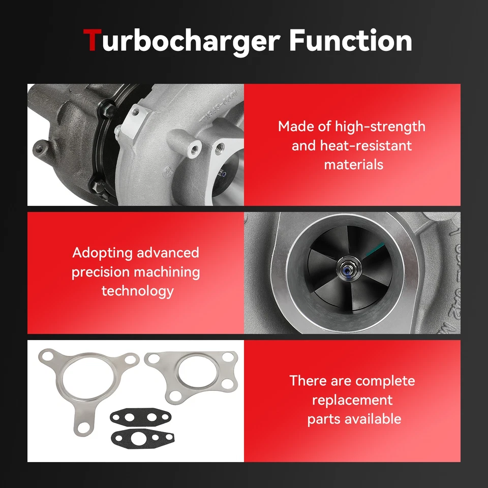 Turbocharger For 2006- Pathfinder Navara Pathfinder 2.5L DI with YD25 Engine Foto 3 de 4