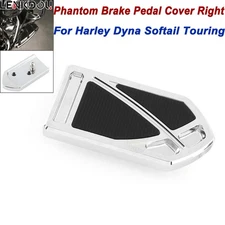 For Harley Road King Street Glide Softail Fatboy Brake Pedal Pad Cover Phantom