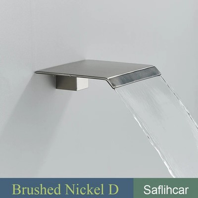 Duscharmatur Wand Auslauf Wasserfall Badewanne Waschbecken Messing Keramik