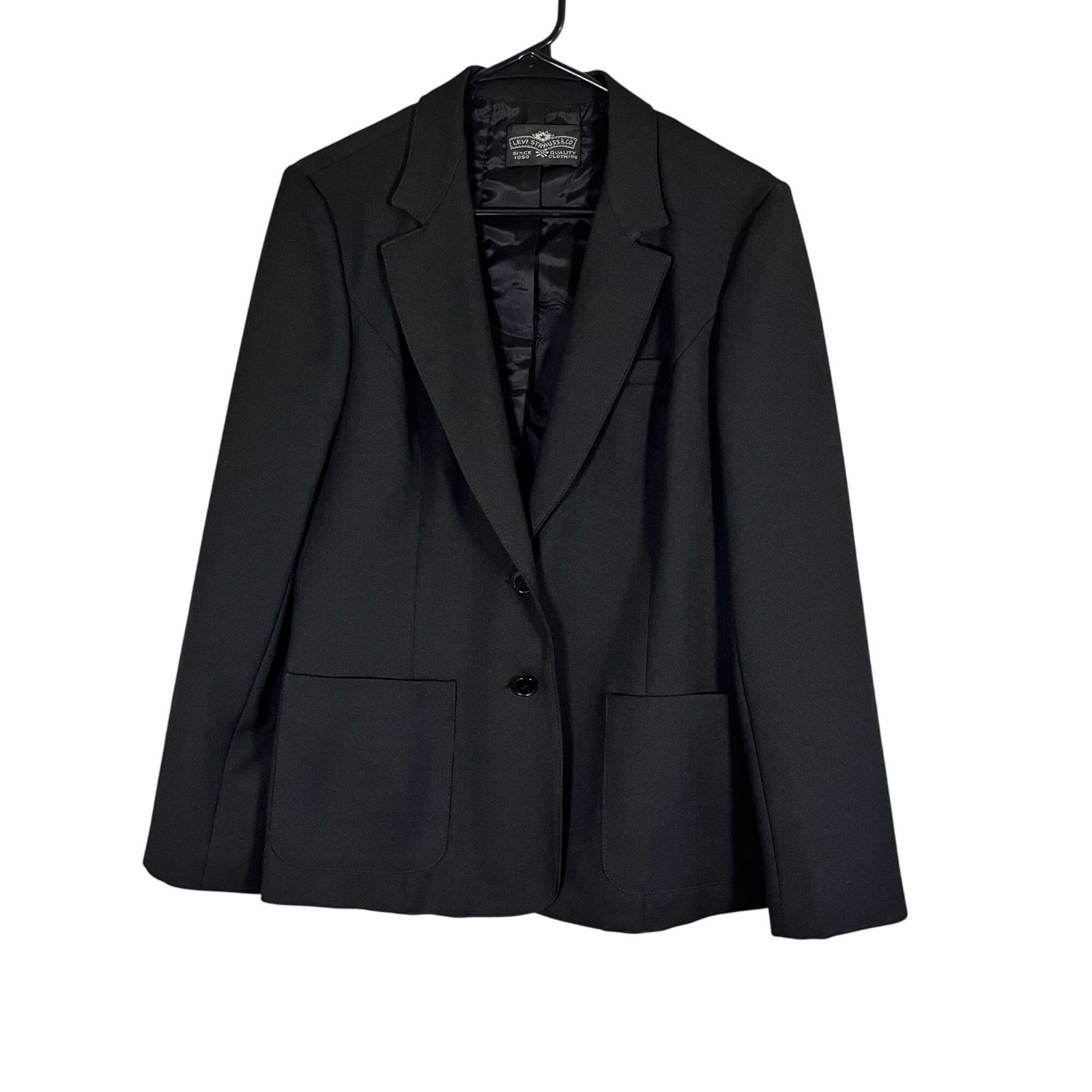 Retro Work Wear Blazer Black 12 Neutral Minimalist Classic Chic Preppy Old Money