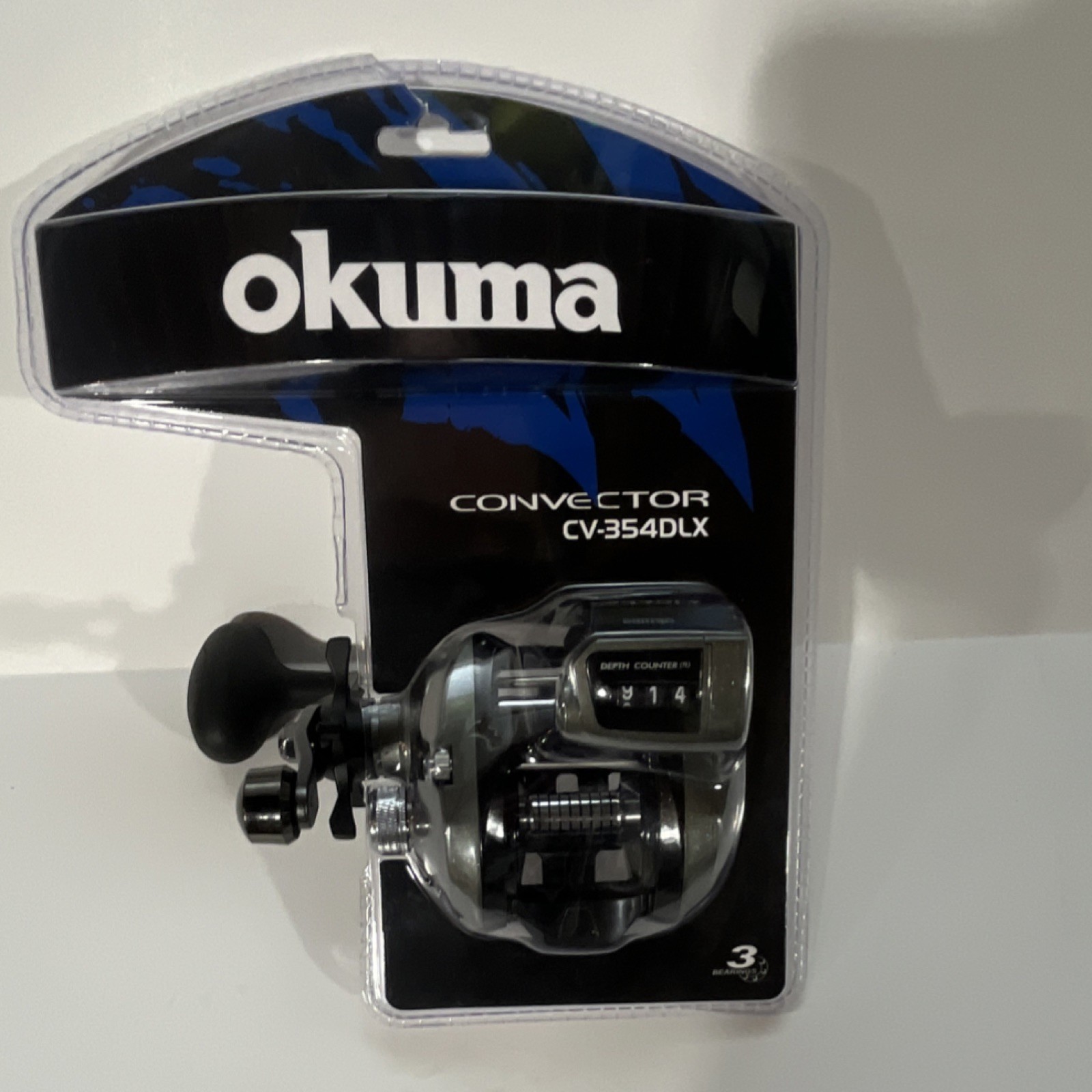 Okuma Convector CV-354DLX Reel 2+1 Bearings 5.4:1 Gear 11lb Drag 300yd Line