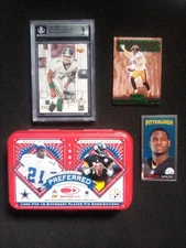 2000 UD P & P PLAXICO BURRESS RC 721/1000 BGS MINT 9 + 97 KORDELL-DEION TIN ++