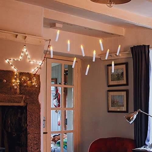 30 Stück flammenlose LED Spitzkerzen batteriebetrieben Christbaumkerze 30 Stück - Bild 7 von 7
