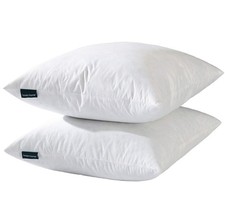 26x26 Euro Throw Pillow Inserts-Down Feather Pillow Inserts-Cotton Fabric-Set of