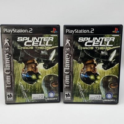 Lot 2x Tom Clancy's Splinter Cell Chaos Theory PS2 Ubisoft Multiplayer w/ Manual