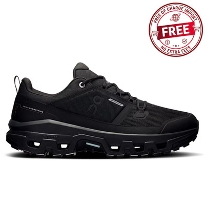 NEW! Men's Cloudrock Low Waterproof Shoes Black Lightweight Size US, Authentic