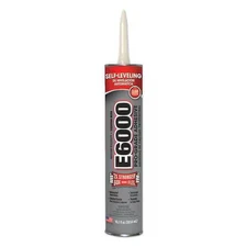 Eclectic Products 232021 Adhesive, E6000 Series, Clear, 10.2 Oz, Cartridge