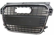 GRIGLIA MASCHERINA RADIATORE NERA CROMATA PER AUDI A1 2010-