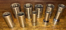 Snap-On FSS Series 3/8” Drive SAE Semi-Deep Socket Set 1/4”–7/8” minus 7/16