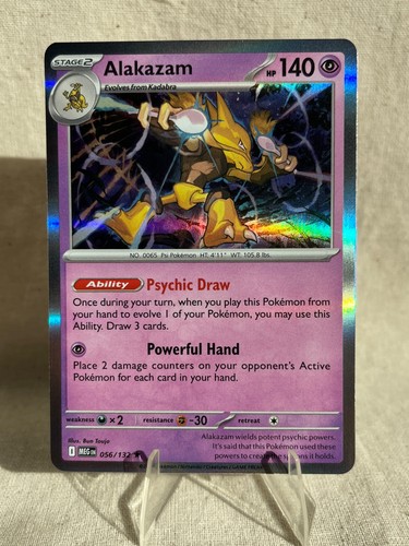 Alakazam 056/132 - ME01: Mega Evolution (MEG) - Holo Rare - PACKFRISCH
