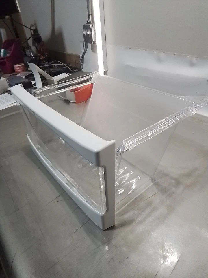 Cajón crujiente para sartén de carne para refrigerador Maytag N.º de parte: 67005752 Foto 2 de 4