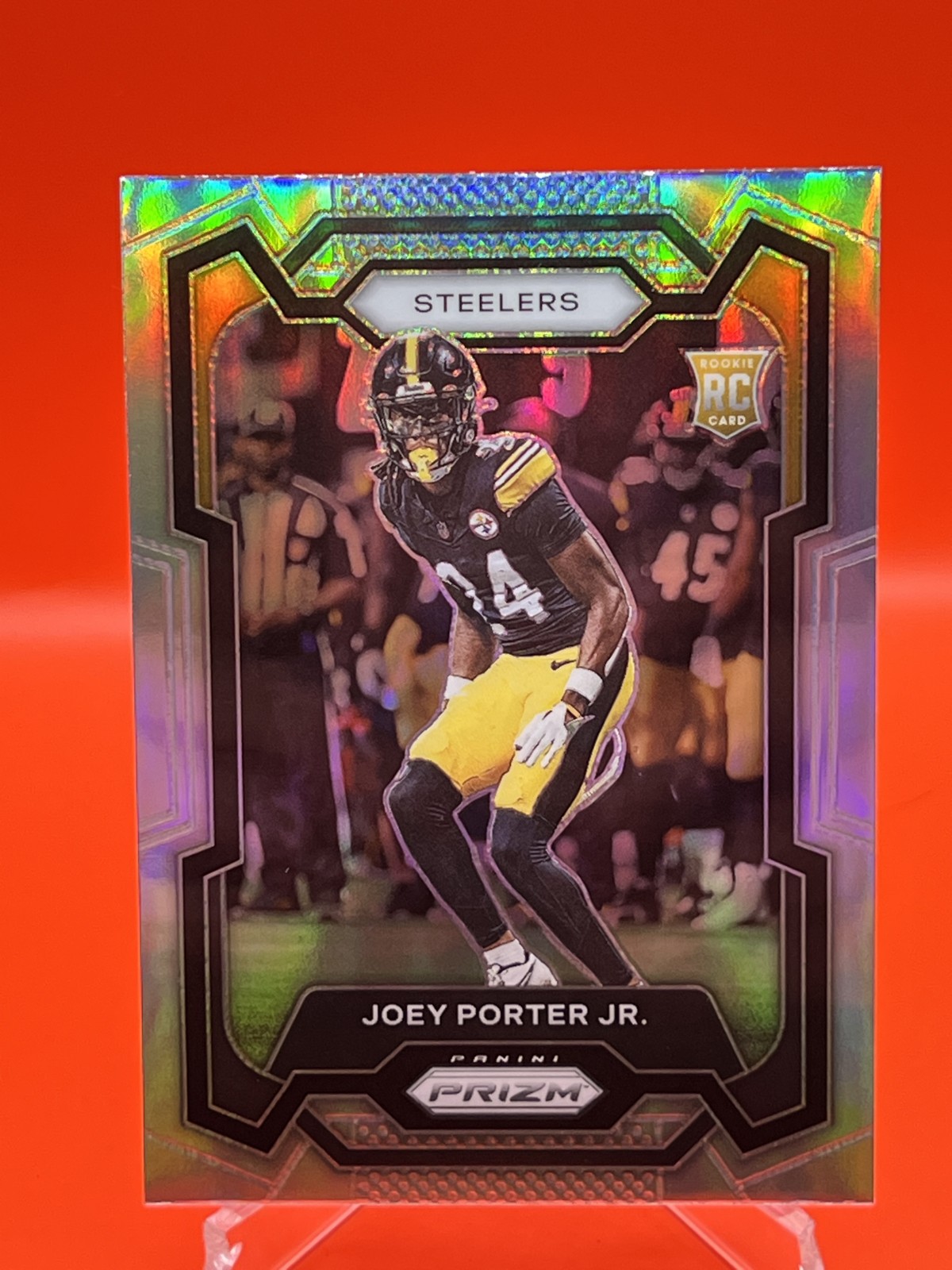 2023 Panini Prizm - Rookies Joey Porter Jr. #386 Silver Prizm (RC)