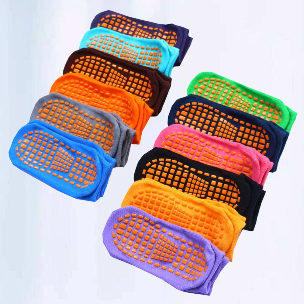 SAOLA 12 Paia Calze Yoga Antiscivolo Genitore Bambino Suola Erogazione Adulti Sport
