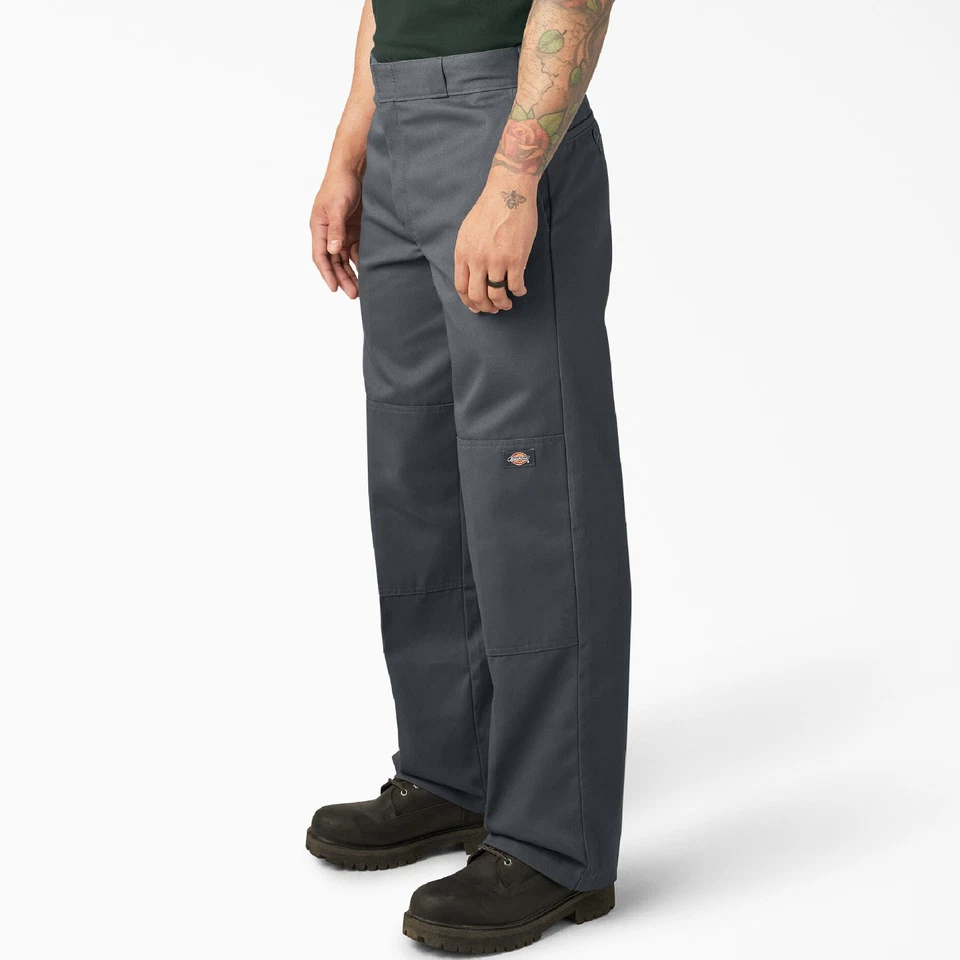 DICKIES HOMBRE 85283 DOBLE RODILLA PANTALONES DE TRABAJO AJUSTE RELAJADO UNIFORME DE TRABAJO (30" - 42") Foto 4 de 4