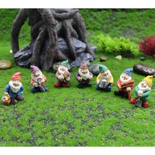 Fairy Garden Accessories, 7PCS Gnome Figurines-Mini Gnomes kit/Seven Dwarfs S...