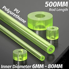 PU Polyurethane Hollow Round Rod Bar Stick Length 500mm Elastic Shock Absorber