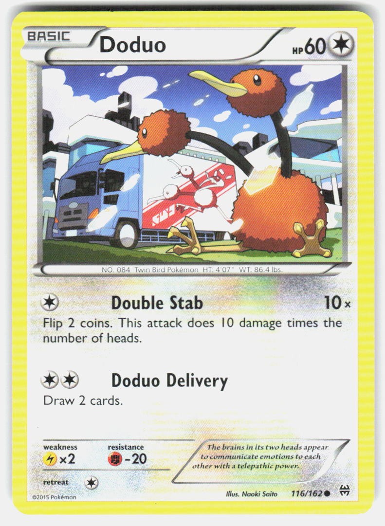 Pokemon Doduo (116) XY - BREAKthrough #116/162 LP