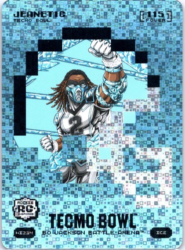 Bo Jackson Battle Arena Tecmo Bowl Jeanetic Helmet Icon Foil Ashton Jeanty SP