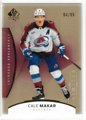 2025-26 SP AUTHENTIC CALE MAKAR AVALANCHE LIMITED BASE GOLD 04/99 #11