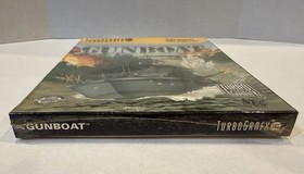 Gunboat Brand New in Box/Sealed! Turbografx 16 NEC DUO