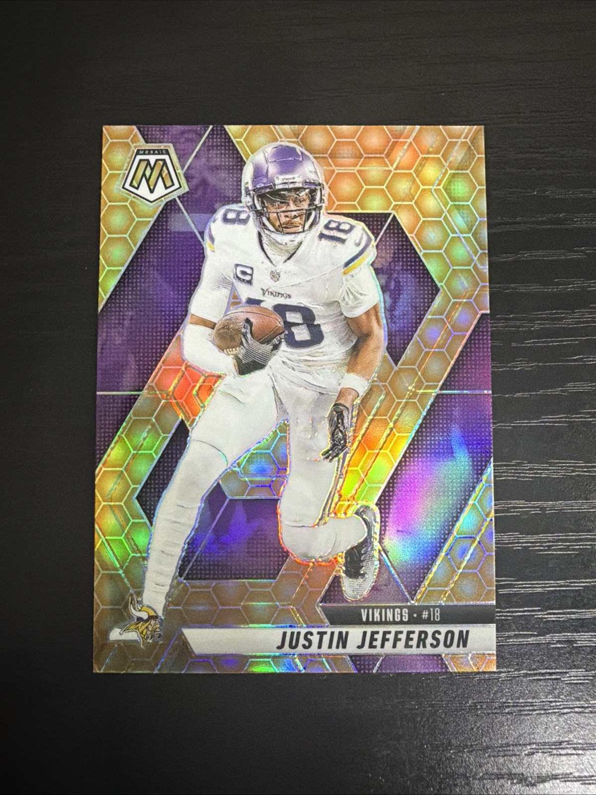 2025 Panini Mosaic Justin Jefferson Honeycomb #19