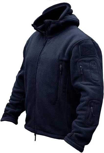 Mens Fleece Jacket Full Zip Bearskin Tactical Winter Coats Windproof Large
Opens in a new window or