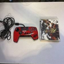 Street Fighter IV 4 - Sony PS3 CIB + Mad Catz Street Fighter V Controller