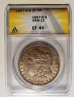 1897 O MORGAN DOLLAR VAM 12 LDS DIE BREAK REVERSE