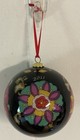 Vera Bradley 2011 Glass Ball Bauble Ornament Floral Pattern Christmas — photo 5