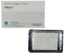 5 X NEW COLO GIDE STERILE COLLAGEN SHEET GTR MEMBRANE 15 x 20mm
