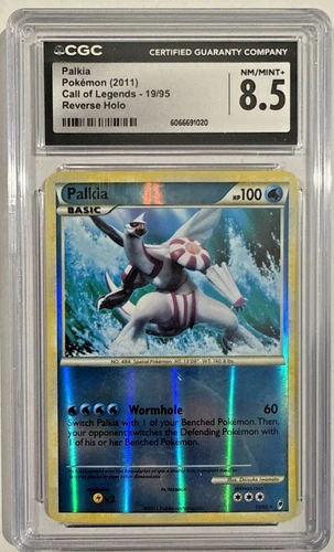 CGC 8.5 2011 Pokémon Palkia Rev Foil Call Of Legends 19/95